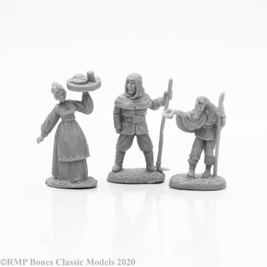 Bones 77665 Townsfolk 1 (3) | Grognard Games