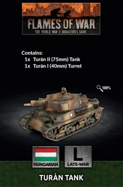 Hungarian Turan Tank | Grognard Games