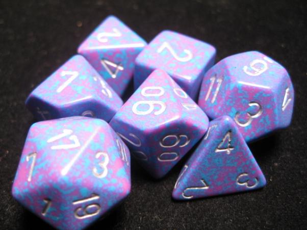 CHX25347 Speckled Tetra 7 Dice Set | Grognard Games