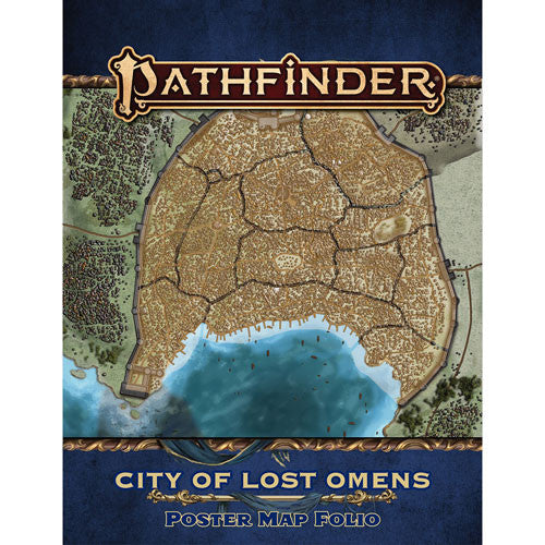 Pathfinder 2E - City of Lost Omens Map Folio | Grognard Games