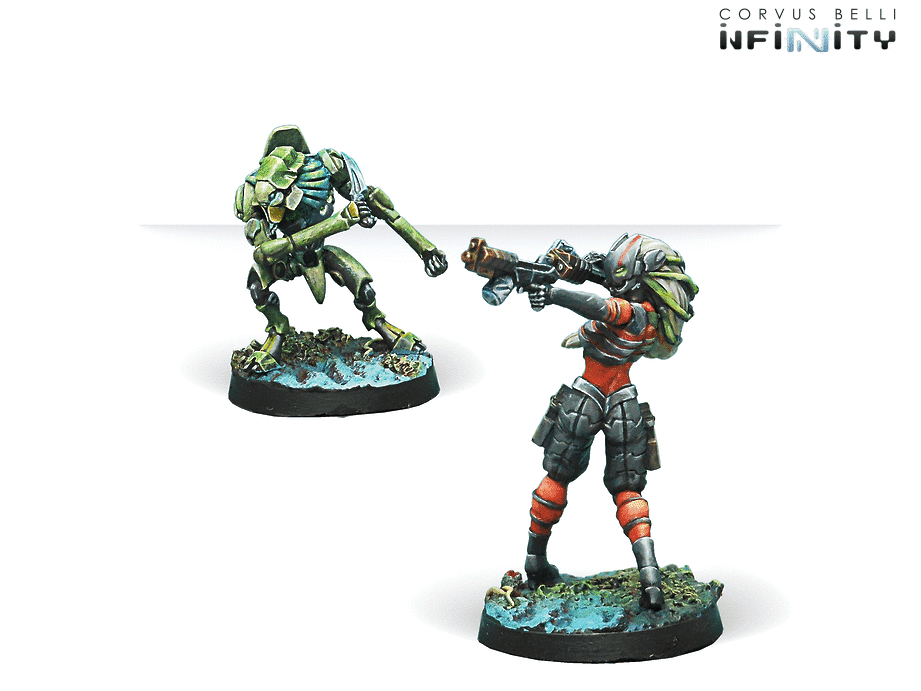 Raicho Pilot & Scindron Ancillary Remote Unit (Combined Army TAG Pilots Set) | Grognard Games