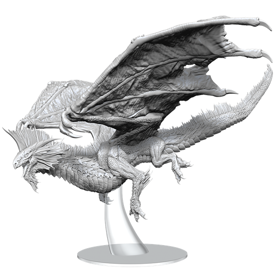 WizKids 90566  Adult Silver Dragon | Grognard Games