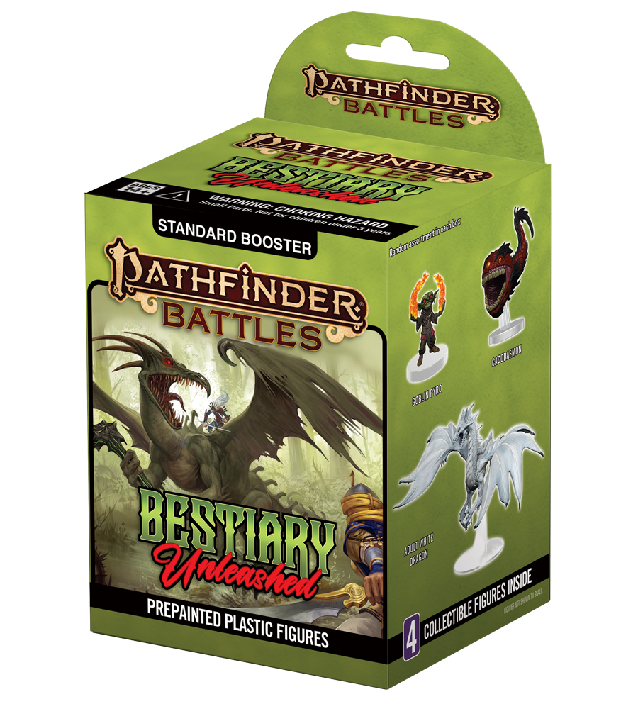 WizKids 975183 Pathfinder Bestiary Unleashed Miniature Booster Box | Grognard Games