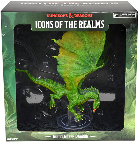 D&D Icons of the Realms Adult Green Dragon | Grognard Games