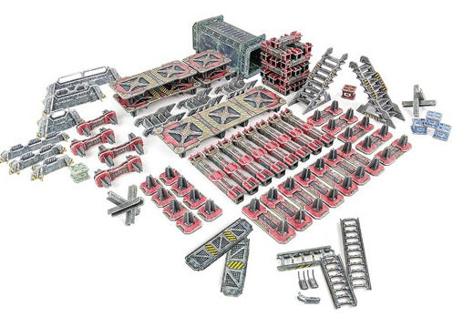 Copy of TinkerTurf Sci-fi Industrial Starter Red Theme | Grognard Games