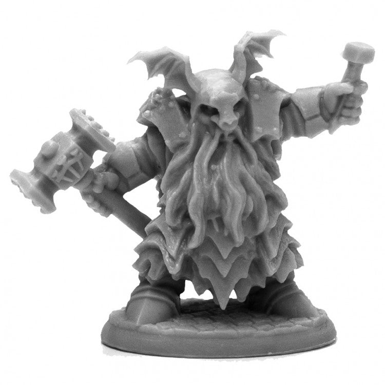 Bones 44113 Dark Dwarf Irontongue Priest | Grognard Games