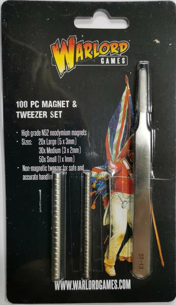 Warlord Magnets & Tweezer Set | Grognard Games