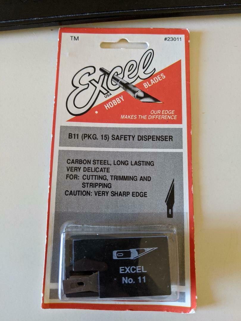 Excel #11 Double Honed Safety Blade Dispenser | Grognard Games