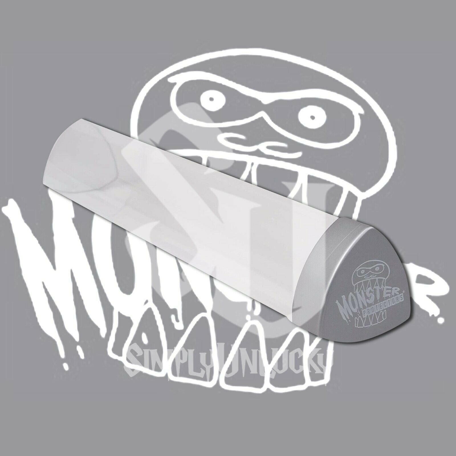 Monster Clear Playmat Tube Silver | Grognard Games