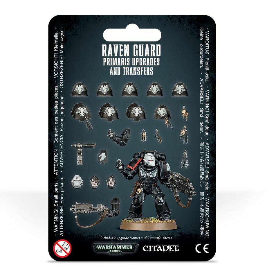 Space Marines Raven Guard Primaris Upgrades and Transfers | Grognard Games