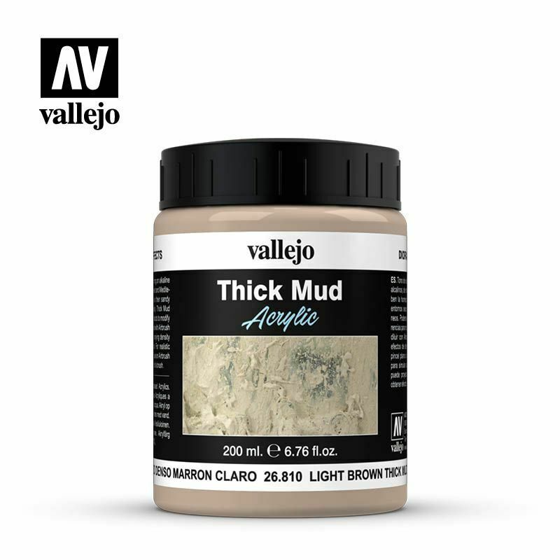 26.810 Acrylic Thick Mud 200 ml Light Brown | Grognard Games