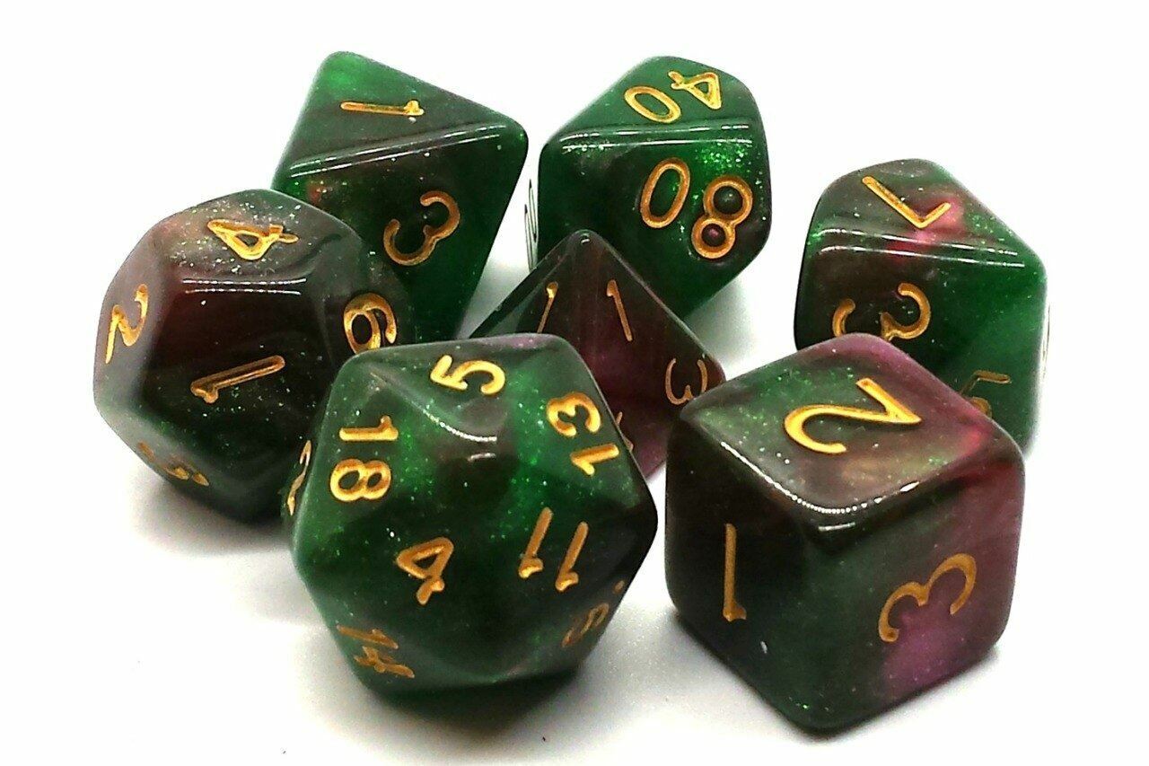 Old School Dice and Accessories Galaxy Dice - Path of Roses | Grognard Games