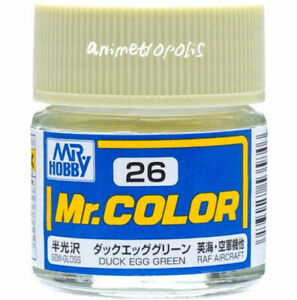 Mr. Color Acrylic Semi-gloss Duck Egg Green | Grognard Games