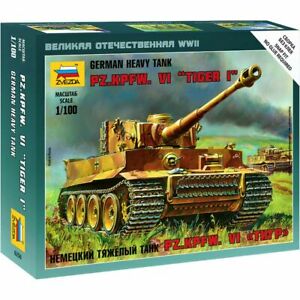 Zvezda 1/100 Pz.Kpfw. VI "Tiger I" German Heavy Tank | Grognard Games