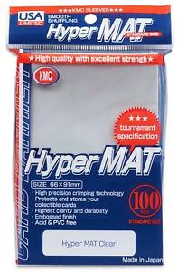 KMC Hyper Mat Clear 100ct | Grognard Games