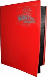 Monster 9 Pocket Binder Red | Grognard Games