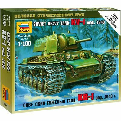 Zvezda 1/100 KV-1 (Mod. 1940) w/ L-11 Gun | Grognard Games