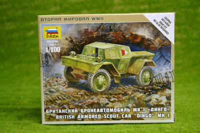 Zvezda 1/100 Mk. I "Dingo" British Scout Armored Car | Grognard Games