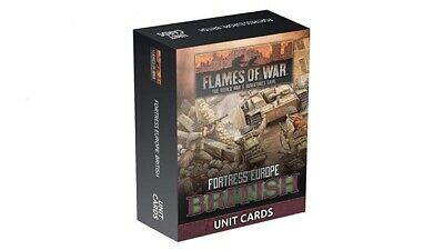 Fortress Europe: British Unit Cards | Grognard Games