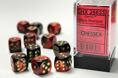 CHX26633 Gemini Black/Red/Gold | Grognard Games