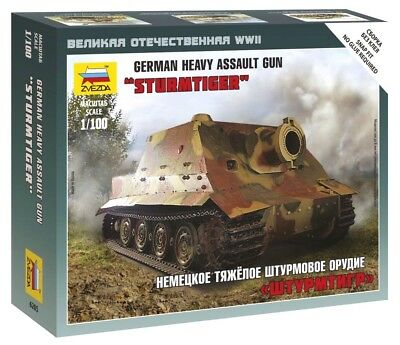 Zvezda 1/100 "Sturmtiger" German Heavy Assault Gun | Grognard Games