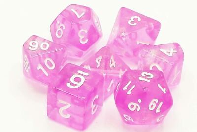 Old School Dice and Accessories Galaxy Dice - Lilac Shimmer | Grognard Games