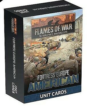 Fortress Europe American Unit Cards | Grognard Games