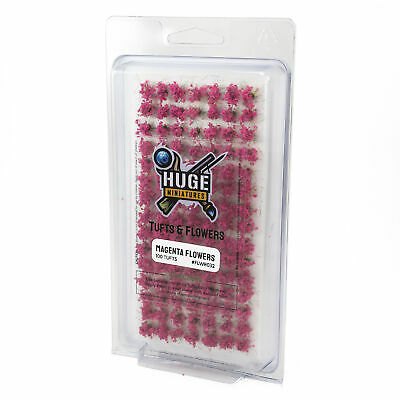 Huge Miniatures Magenta Flowers | Grognard Games