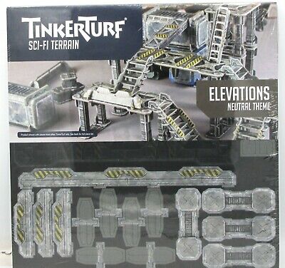 TinkerTurf Sci-fi Elevations Neutral Theme | Grognard Games