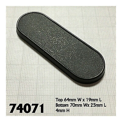 Base Boss 74071 70mm x 25mm Oval Gaming Bases | Grognard Games