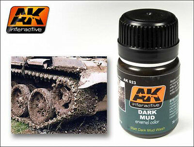 AK interactive Dark Mud Enamel Color | Grognard Games