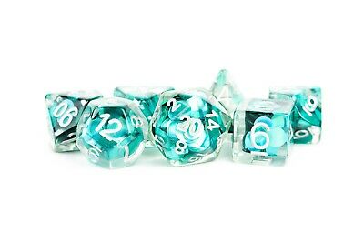 Metallic Dice Games Mermaid Scales 16mm Resin Polyhedral Set | Grognard Games