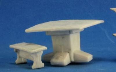 Bones 77319 Table and Benches | Grognard Games