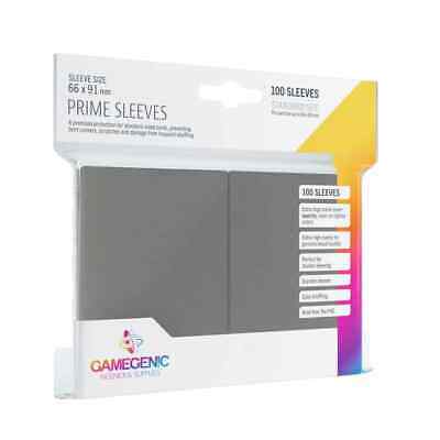 Gamegenic GG1025 Prime Sleeves Gray | Grognard Games