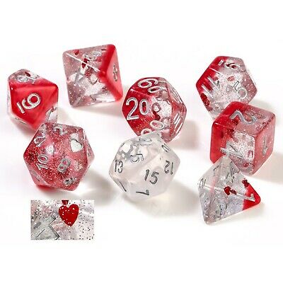 Sirius Dice Hearts 7 Die Set | Grognard Games