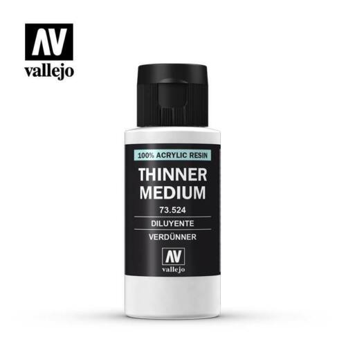 70.524 Vallejo Thinner Medium (60ML) | Grognard Games