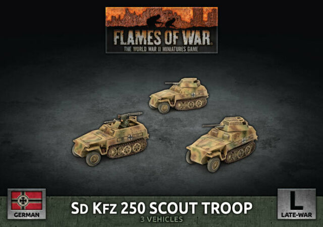 Sd Kfz 250 Scout Troop | Grognard Games