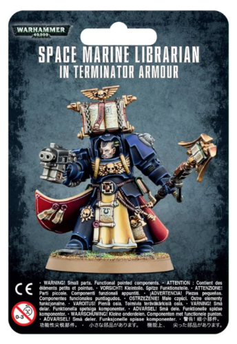 Space Marine Librarian in Terminator Armor (Web) | Grognard Games