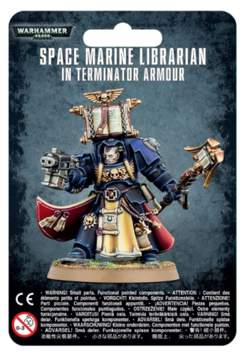 Space Marines Librarian in Terminator Armor (Web) | Grognard Games