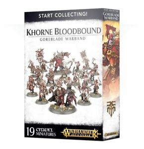 Start Collecting Khorne Bloodbound Gorblade Warband (web) | Grognard Games