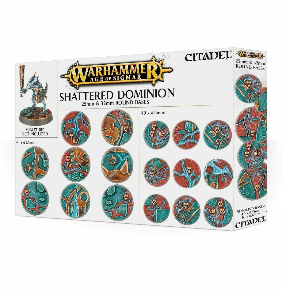 Age of Sigmar Shattered Dominion 32mm and 25mm Bases | Grognard Games