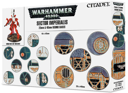 Sector Imperialis 25mm & 40mm Round Bases | Grognard Games