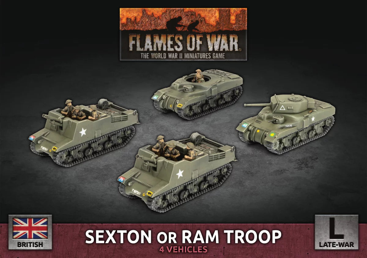 Flames of War - Sexton or Ram Troop | Grognard Games