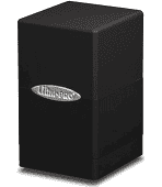 Ultra Pro Satin Tower Deck Box Black | Grognard Games