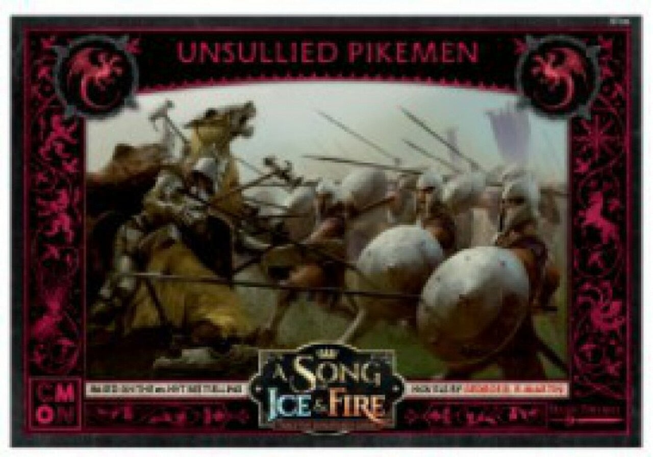 SIF606 A Song of Ice & Fire: Targaryen Unsullied Pikemen | Grognard Games