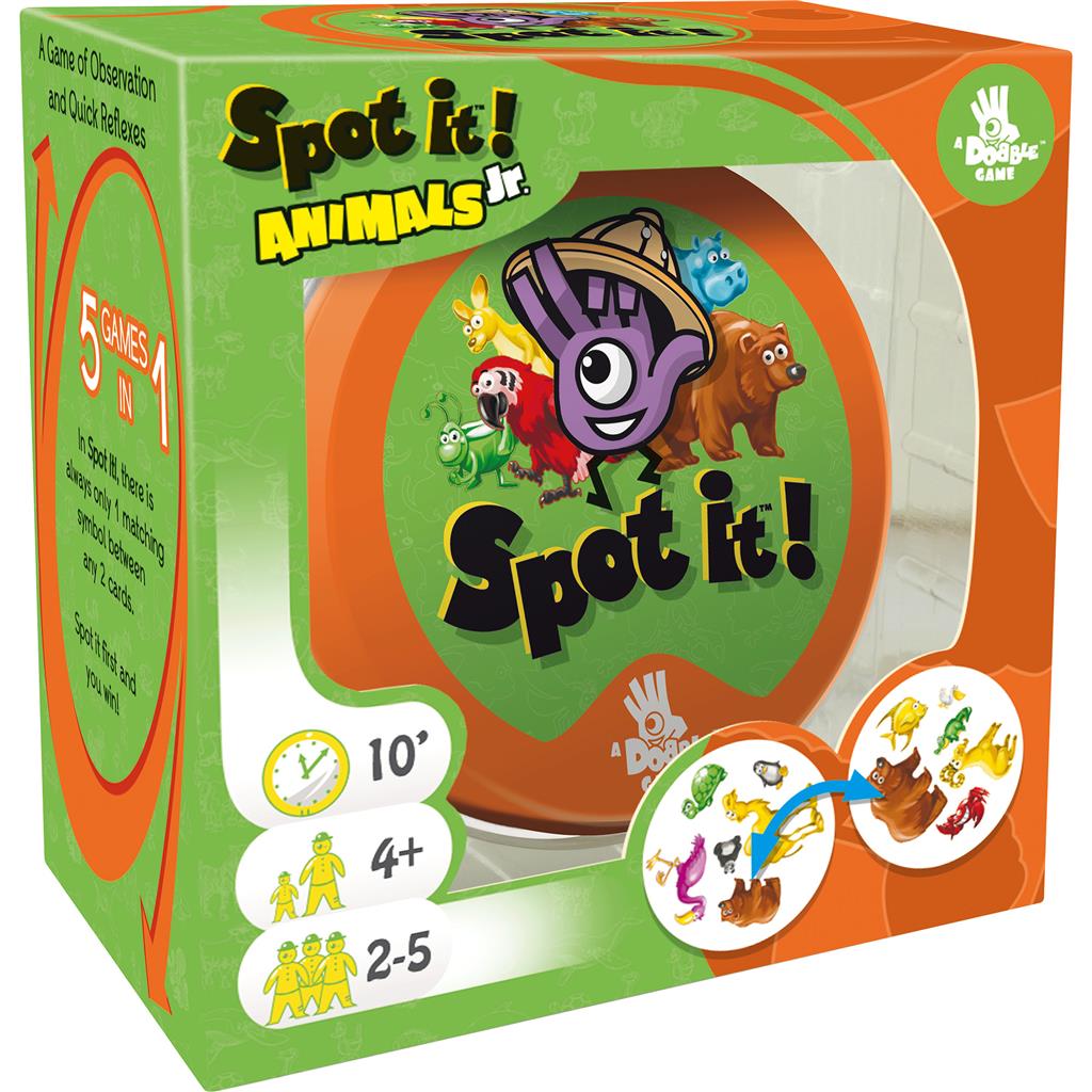 SPOT IT JR. ANIMALS | Grognard Games