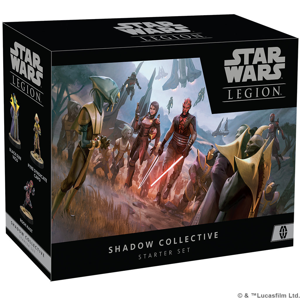 SWL90EN Star Wars Legion: SHADOW COLLECTIVE MERCENARY STARTER | Grognard Games
