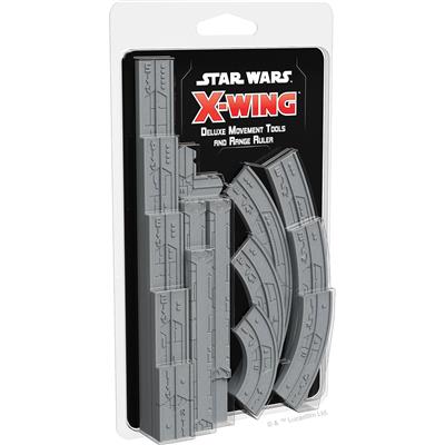 SWZ46 STAR WARS X-WING 2ND ED: DELUXE MOVEMENT TOOLS AND RANGE RULER | Grognard Games
