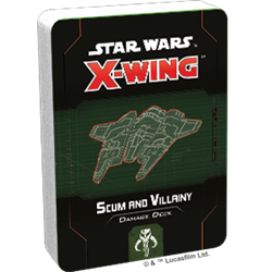 SWZ74 STAR WARS X-WING 2ND ED: SCUM AND VILLAINY DAMAGE DECK | Grognard Games