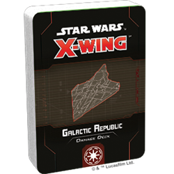 SWZ77 STAR WARS X-WING 2ND ED: GALACTIC REPUBLIC DAMAGE DECK | Grognard Games